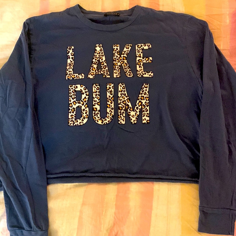 Lake Bum long sleeve crop top